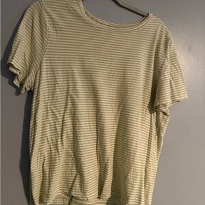 Striped Green Women's Top